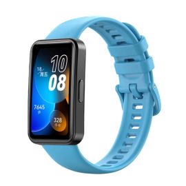 SILICONE Řemínek pro Huawei Band 8 světle modrý