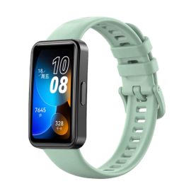 SILICONE Řemínek pro Huawei Band 8 světle zelený