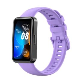 SILICONE Řemínek pro Huawei Band 8 fialový