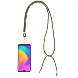 PROTEMIO ROPE Univerzální šňůrka na mobil pod kryt khaki zelená