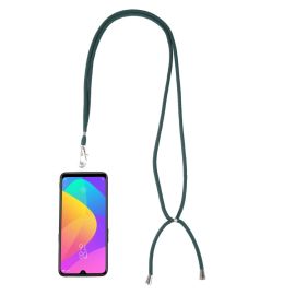 PROTEMIO ROPE Univerzální šňůrka na mobil pod kryt tmavě zelená