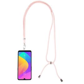 PROTEMIO ROPE Univerzální šňůrka na mobil pod kryt růžovozlatá