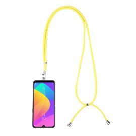PROTEMIO ROPE Univerzální šňůrka na mobil pod kryt neonová žlutá