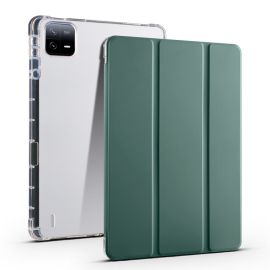 CRYSTAL Zaklápěcí pouzdro Xiaomi Pad 6 / Pad 6 Pro tmavě zelené