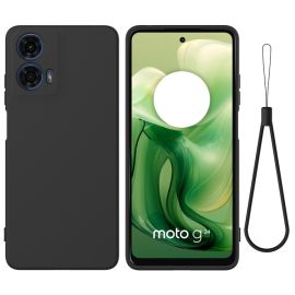 RUBBER Ochranný kryt pro Motorola Moto G04 / G24 / G24 Power černý