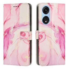 ART MARBLE Peněženkový kryt Oppo A98 5G ROSE GOLD