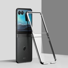 ELECTRO Plastový obal pro Motorola Razr 40 Ultra stříbrný