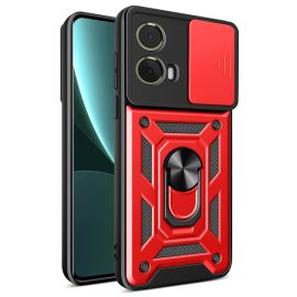 RING CAMERA Kryt s držákem pro Motorola Moto G85 5G červený