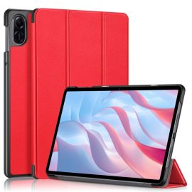 LEATHER Zaklápěcí kryt pro Honor Pad X9 červený