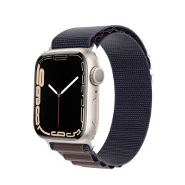 DUX GS Nylonový řemínek pro Apple Watch SE / SE 2022 / SE 2023 / SE 2025 (44mm) modrý