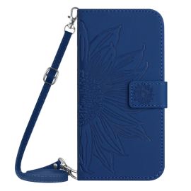 ART SUN FLOWER Peněženkové pouzdro s řemínkem Oppo Reno10 5G / Reno10 Pro 5G modrý