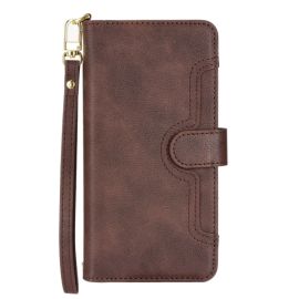 ZIP O Peněženkové pouzdro pro Asus Zenfone 10 / Zenfone 9 hnědé