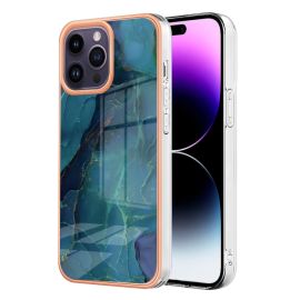 IMD MARBLE Ochranný kryt pro Apple iPhone 16 Pro Max GREEN