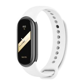 RUBBER Řemínek pro Xiaomi Smart Band 8 bílý