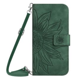 ART SUN FLOWER Peněženkové pouzdro s řemínkem Motorola Edge 40 zelený