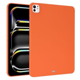 RUBBER Ochranný kryt pro Apple iPad Pro 13 2024 / M5 2025 oranžový