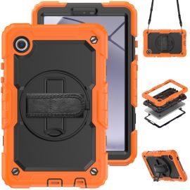 SOLID 360 Odolný obal pro Samsung Galaxy Tab A9 Plus oranžový