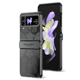 WINGS Ochranný kryt pro Samsung Galaxy Z Flip 4 5G černý