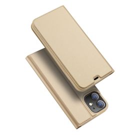 DUX Peňaženkový kryt Apple iPhone 12 / 12 Pro zlatý