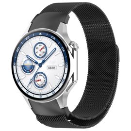 MILANESE Kovový řemínek pro OnePlus Watch 3 / Watch 2 černý
