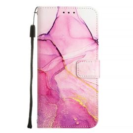 ART MARBLE Peněženkový kryt pro Motorola Moto G05 / Moto E15 PINK