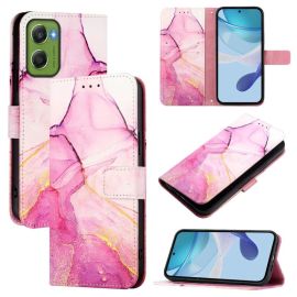 ART MARBLE Peněženkový kryt pro Motorola Moto G06 / G06 Power PINK