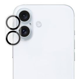 IMAK FULL COVER Sklo pro fotoaparát Apple iPhone 16 / 16 Plus TRANSPARENT