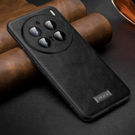 SULADA LEATHER Ochranný kryt Vivo X200 Pro 5G černý