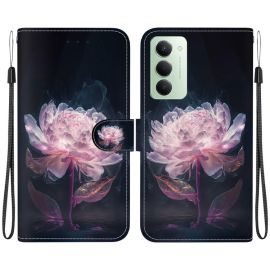 ART Peněženkový kryt pro Xiaomi Redmi 15 / Redmi 15 5G PURPLE PEONY