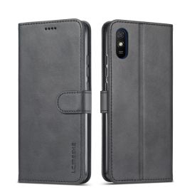 IMEEKE Peňaženkový kryt Xiaomi Redmi 9A / 9AT černý