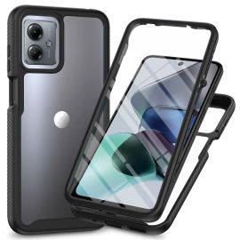 DUAL Oboustranný kryt s fólií Motorola Moto G54 5G / G54 5G Power Edition černý