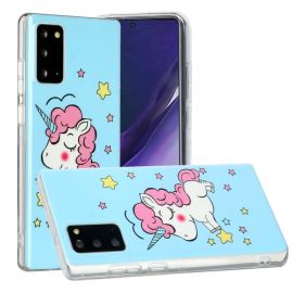 ART TPU svítící obal Samsung Galaxy Note 20 UNICORN