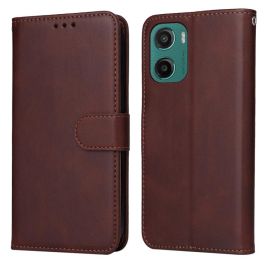 SMOOTH Peněženkové pouzdro pro Motorola Moto G05 / Moto E15 tmavě hnědé