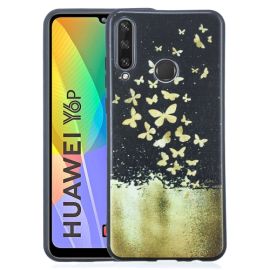 ART TPU obal Huawei Y6p GOLD BUTTERFLIES