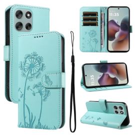 ART DANDELION Peněženkové pouzdro pro Motorola Moto G56 5G mentolové