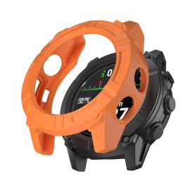 TPU HALF COVER Kryt pro Garmin Descent G2 oranžový