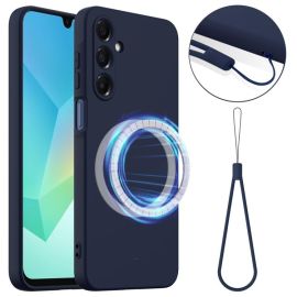 RUBBER MAGSAFE Silikonový kryt pro Samsung Galaxy A17 / A17 5G NAVY BLUE