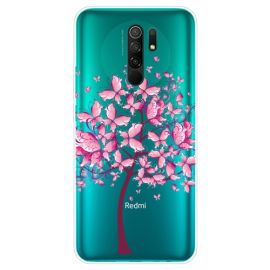 ART Silikonový kryt Xiaomi Redmi 9 BUTTERFLY TREE