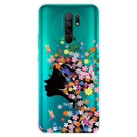 ART Silikonový kryt Xiaomi Redmi 9 FLOWER GIRL