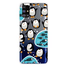 ART Silikonový kryt Samsung Galaxy M31s PENGUIN