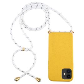 ROPE Kryt se šňůrkou Apple iPhone 12 mini žlutý