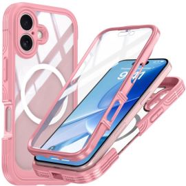 DUAL MAGSAFE Oboustranný ochranný obal pro Apple iPhone 17 růžový