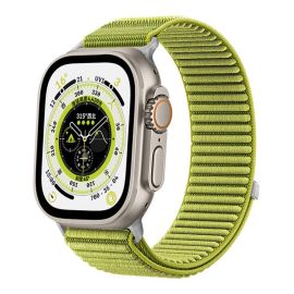 xDfind NYLON Vyměnitelný řemínek pro Apple Watch 44 / 45 / 46 / 49mm světle zelený