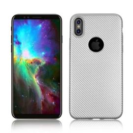 FIBER Ochranný kryt Apple iPhone X / XS stříbrný