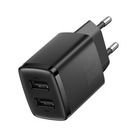 BASEUS 2U 10W Nabíječka na mobil 2x USB černá