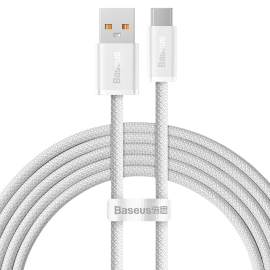 BASEUS DYNAMIC CALD000702 100W Kabel USB / USB Typ-C 2m bílý