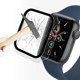 ENKAY Obal s tvrzeným sklem pro Apple Watch 9 / 8 / 7 (41mm) průhledný