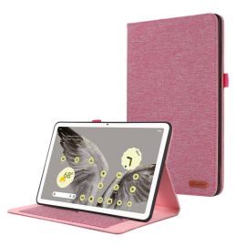 FABRIC Zaklápěcí obal pro Google Pixel Tablet růžový