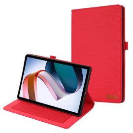 FABRIC Zaklápěcí obal pro Xiaomi Redmi Pad červený