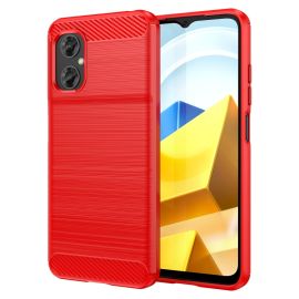 FLEXI TPU Kryt pro Xiaomi Poco M4 5G červený